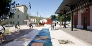 TERAMO. NUOVA STAZIONE FERROVIARIA. COMINCIATI I LAVORI CON L’ABBATTIMENTO DEL PRIMO EDIFICIO
