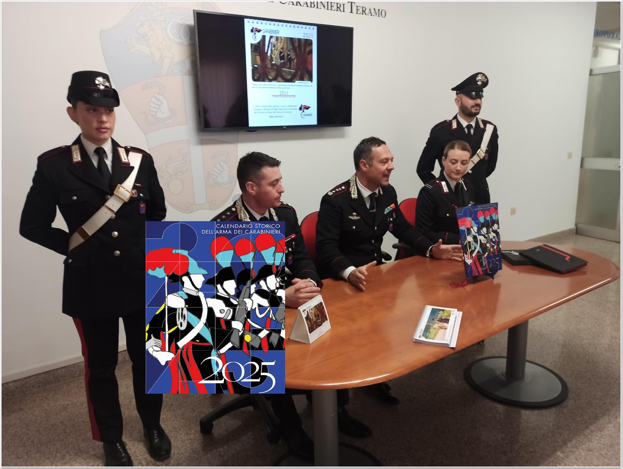 Più che un semplice calendario: un’opera d’arte che celebra l’Arma. Presentata stamani l’edizione 2025