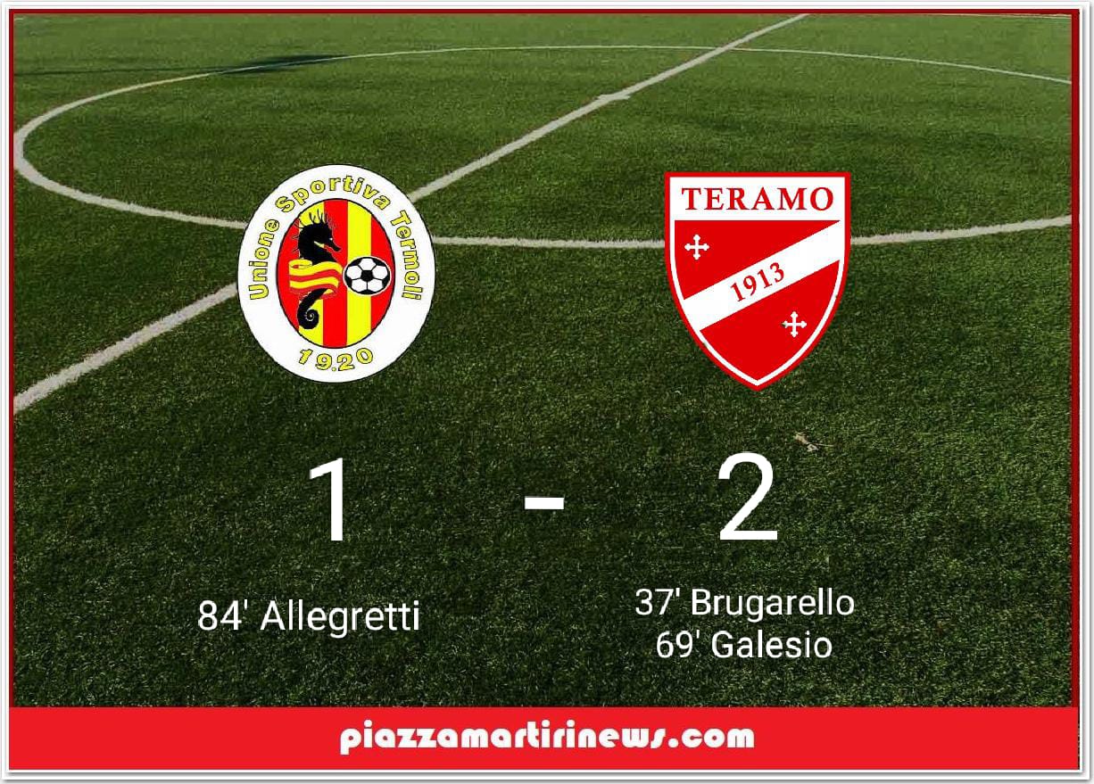 Il Teramo espugna lo stadio Cannarsa: 1-2 a Termoli