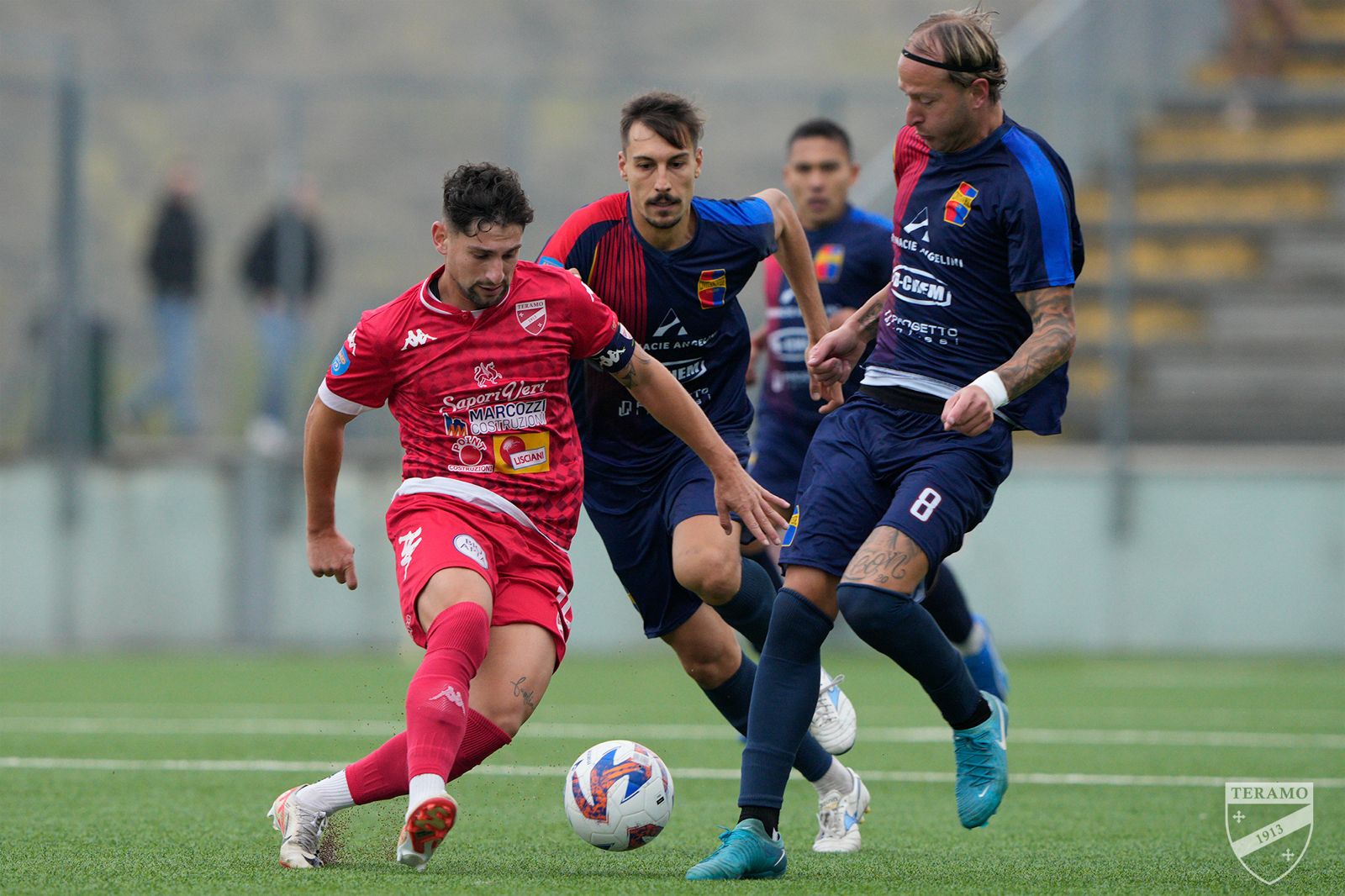 (Fotogalleria) Teramo 1913: Amaro pari in rimonta (2-2), la striscia positiva tocca la doppia cifra
