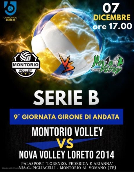 Pallavolo. Montorio Volley: Oggi contro il Loreto per scalare la classifica