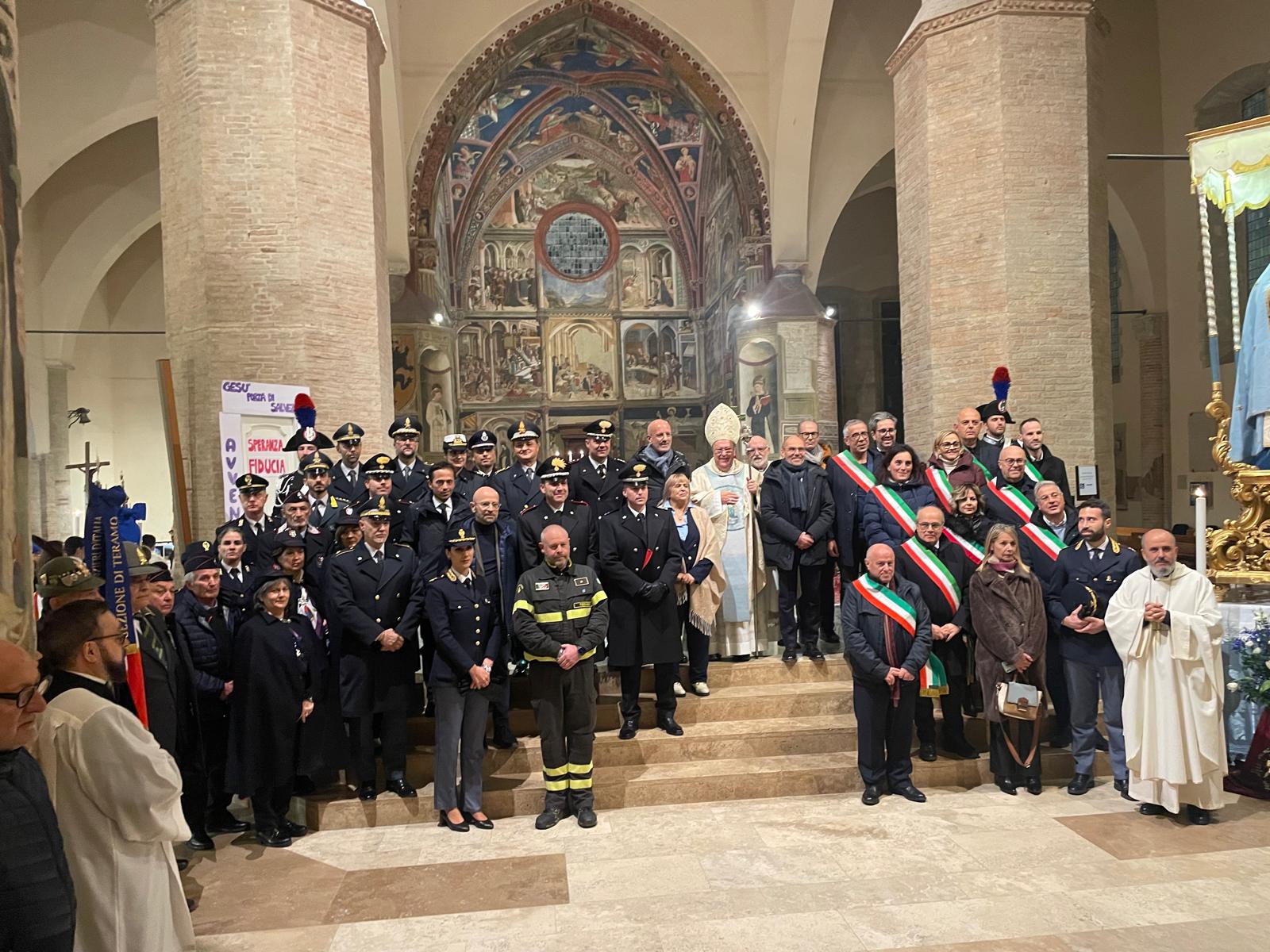 Atri. Precetto natalizio interforze 2024.