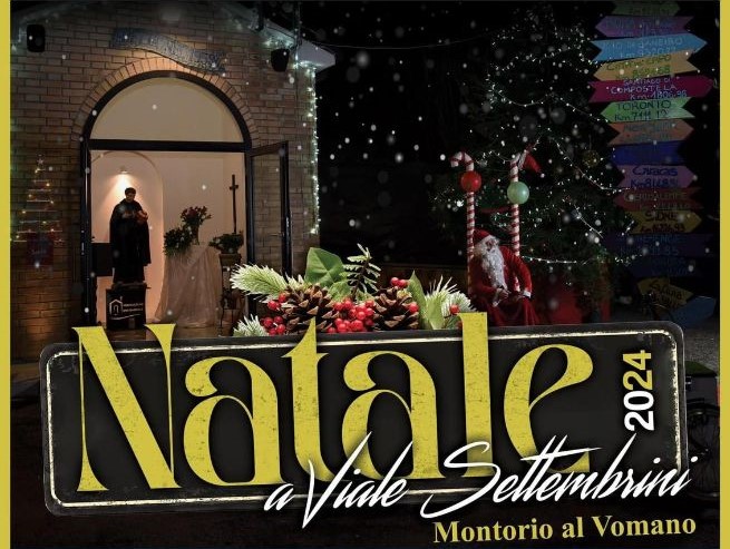 Al via a Montorio il 14 dicembre “Natale a viale Settembrini”. Doni, concorsi e la novità del “torneo di Montopoli”