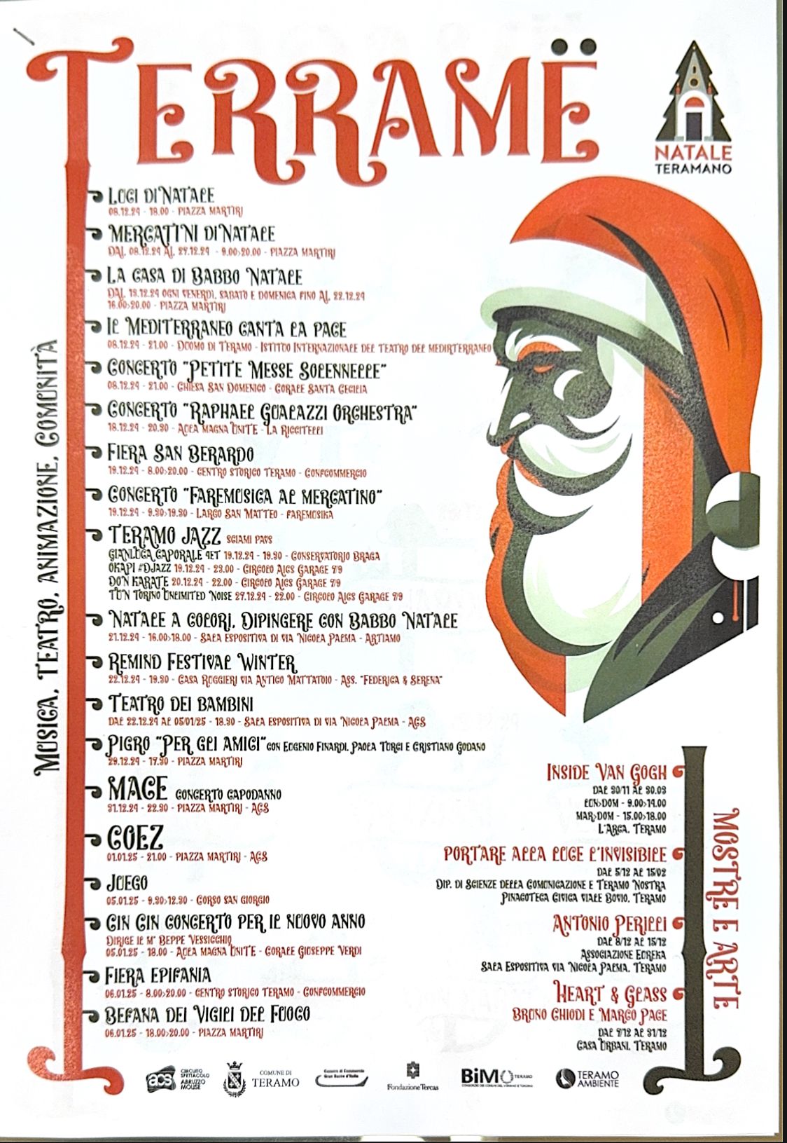 “Terramè”: Presentato stamani Il calendario degli eventi di Natale a Teramo