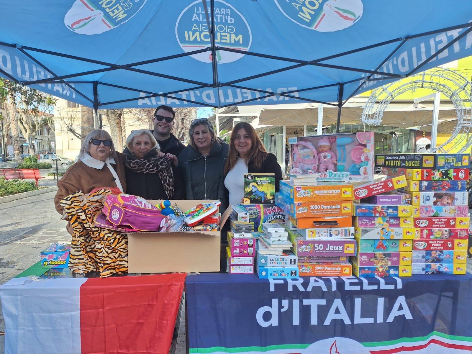 Giulianova. Stamani la 1^ edizione dell’Epifania Solidale organizzata da Fratelli d’Italia.