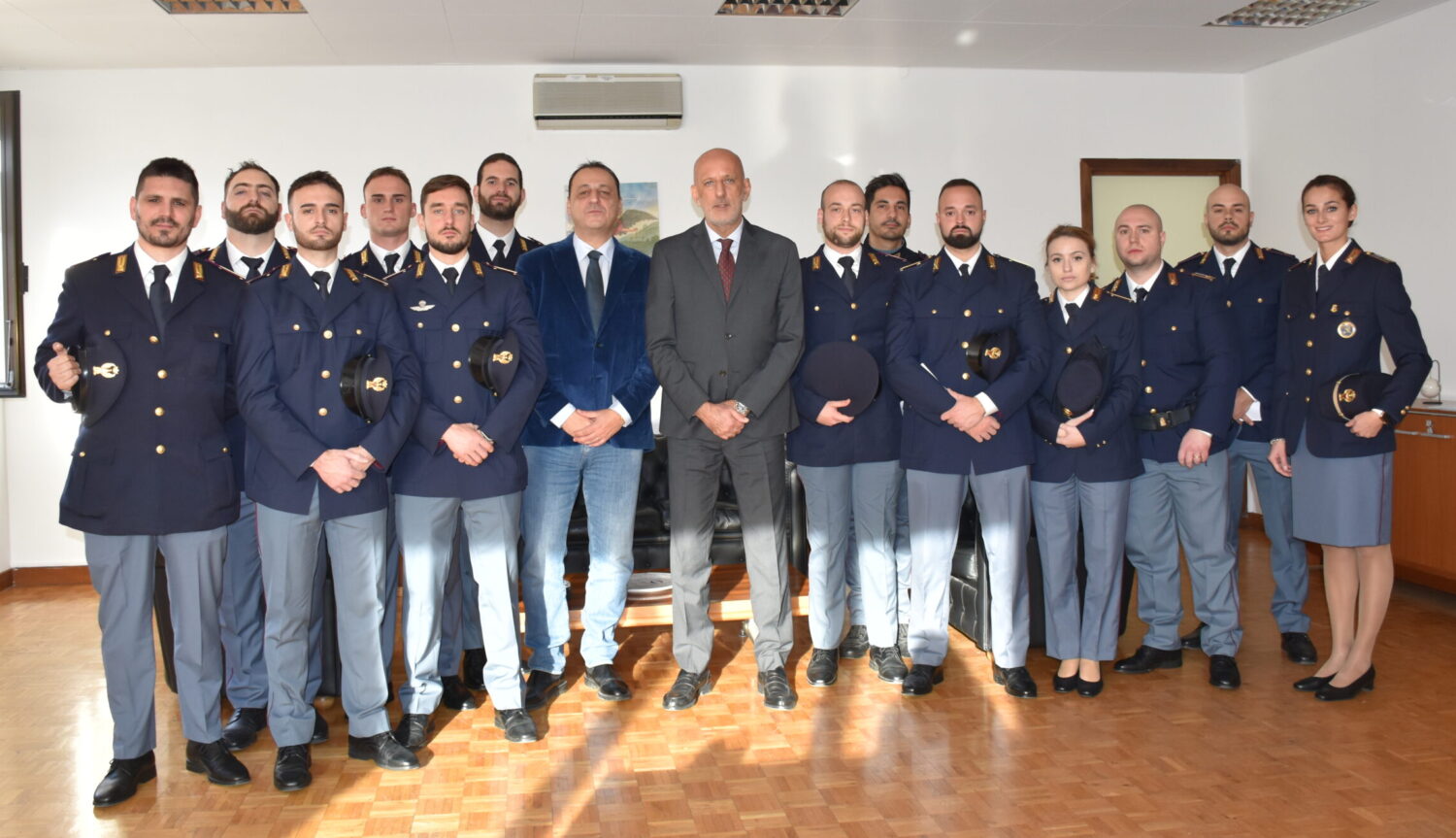 13 nuovi Agenti e 5 Ispettori alla Questura di Teramo. potenzieranno le Volanti e le attività di controllo sugli stranieri irregolari