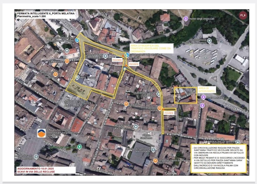 Lavori in via delle Recluse, modifiche al traffico per il solo 20 gennaio