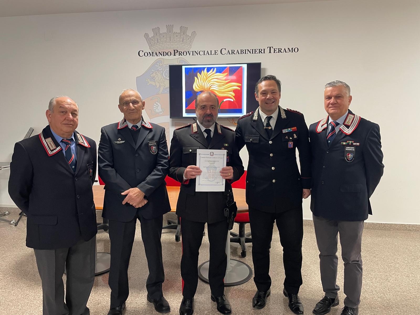 Promozioni al Comando Provinciale dei Carabinieri di Teramo.