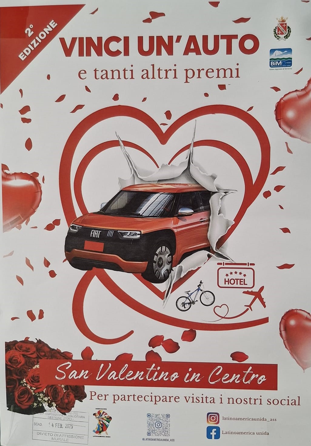 San Valentino in Centro: Vinci una Fiat Panda nuova!