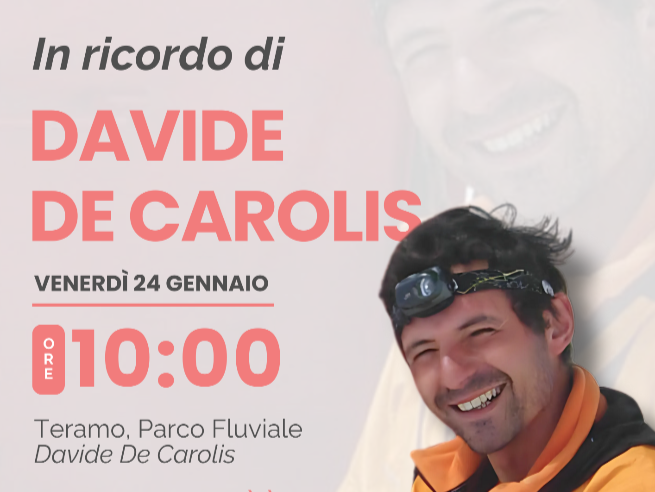 Venerdì prossimo,  cerimonia in ricordo di Davide De Carolis
