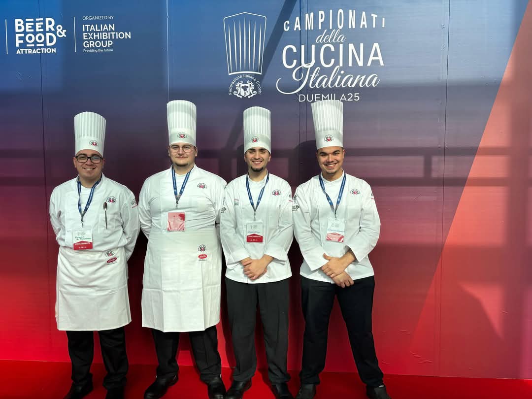 Successo dell’IIS Crocetti-Cerulli ai Campionati della Cucina Italiana 2025