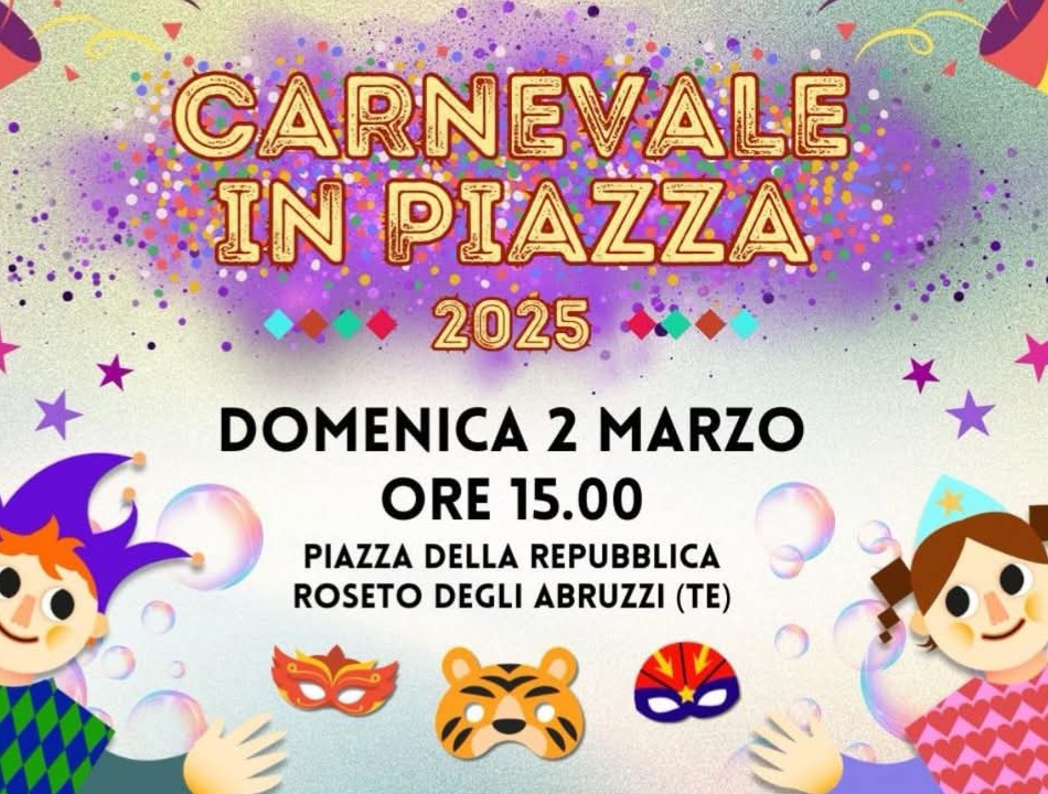 Roseto. Domenica Carnevale In Piazza