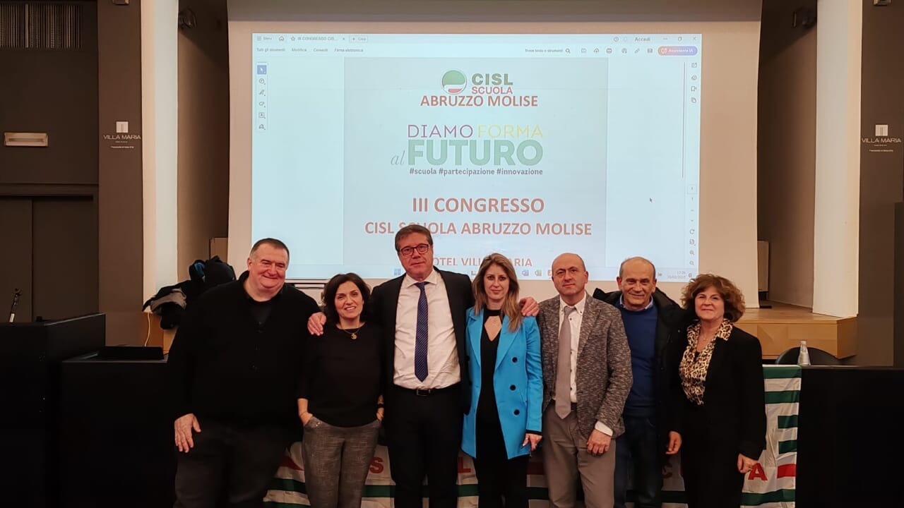 Luigi Ginaldi Confermato nella Segreteria della Cisl Scuola Abruzzo e Molise