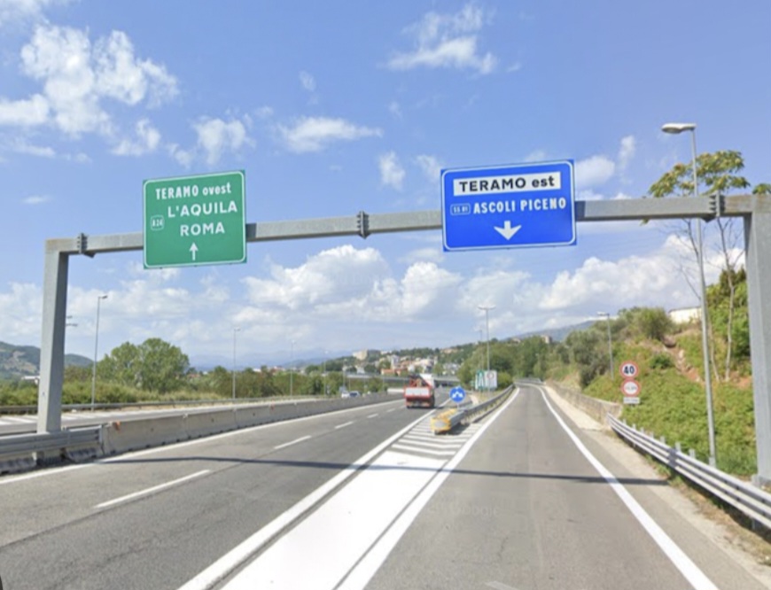 La notte tra il 14 e il 15 prossima, chiusa la rampa di entrata di Teramo Est