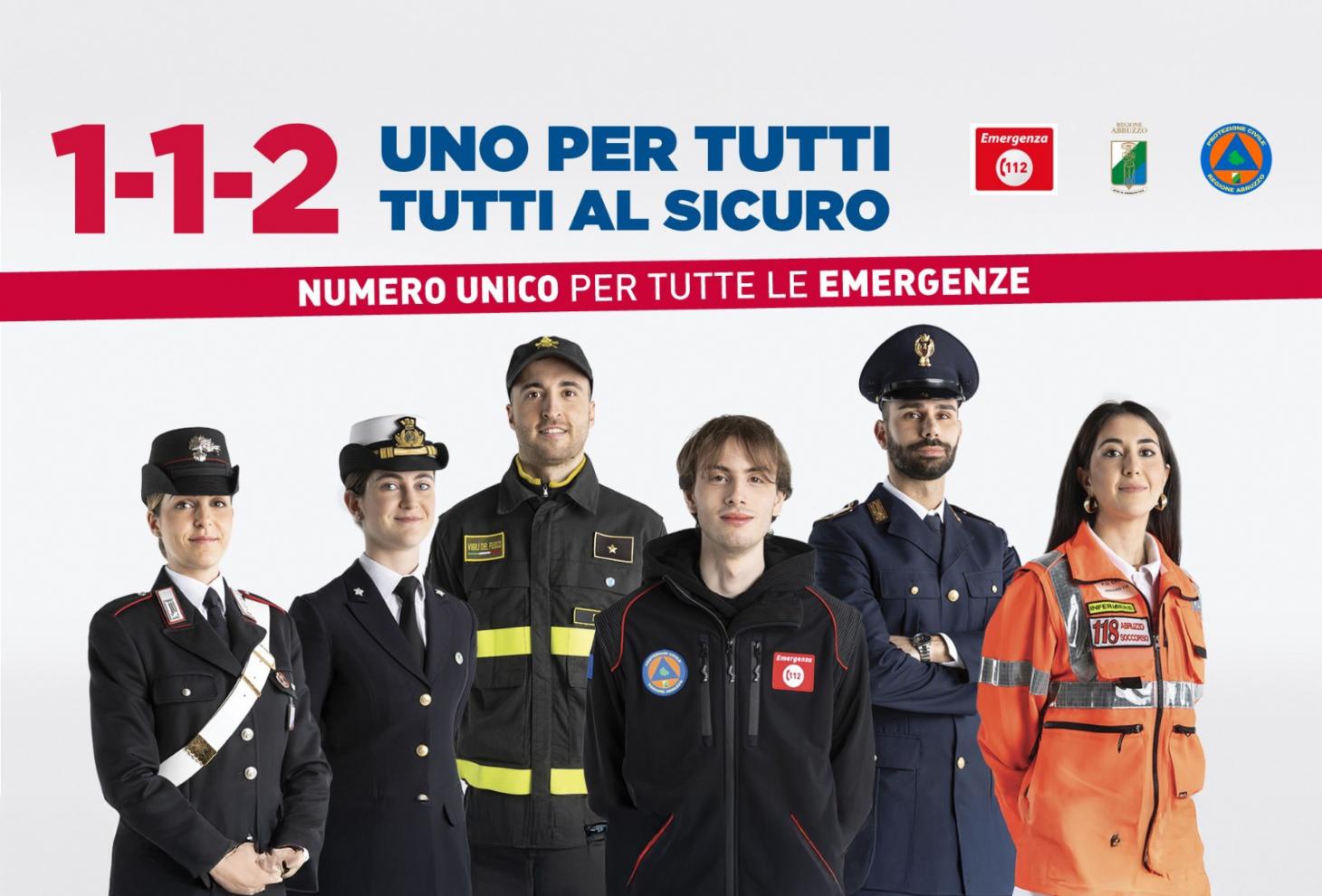 Giornata Europea del Numero Unico di Emergenza: ‘NUE 112 Abruzzo, un anno insieme’ – Bilancio e Open Day all’Aquila