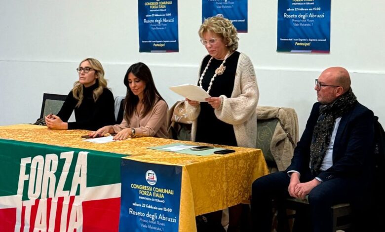 Forza Italia nella Provincia di Teramo: Nuovi Segretari e una nuova Adesione