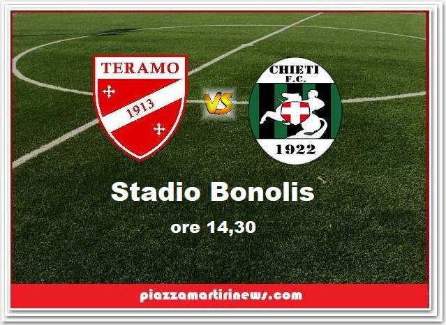 Teramo1913 vs Chieti1922. Le formazioni – Le partite di oggi e classifica