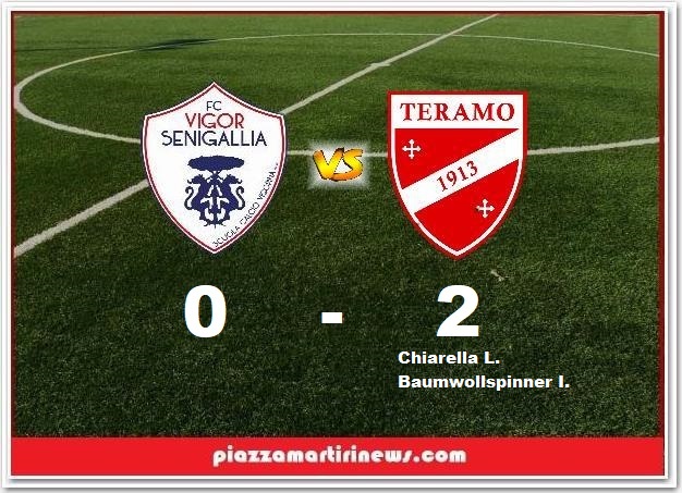 Senigallia cede al Teramo: 0 – 2 per i ragazzi di Pomante. Notaresco abbandona il fondo classifica