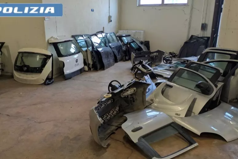 Ritrovati pezzi di auto rubate in Abruzzo: due persone denunciate