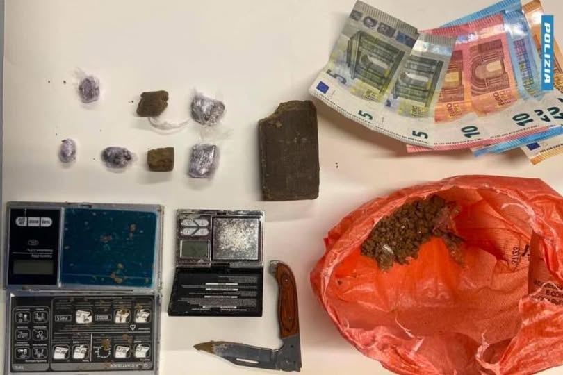 Arrestato un Ventenne a Pescara per Spaccio di Hashish