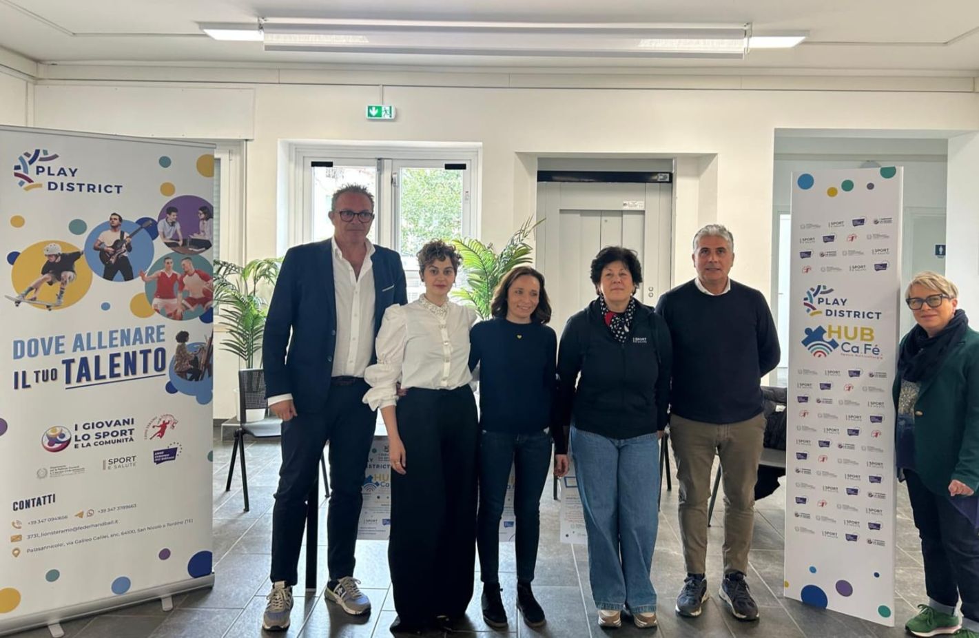 Teramo: inaugurato il Ca.Fé. Hub, un nuovo punto di riferimento per i giovani nell’ambito de “I giovani, lo Sport e la Comunità”
