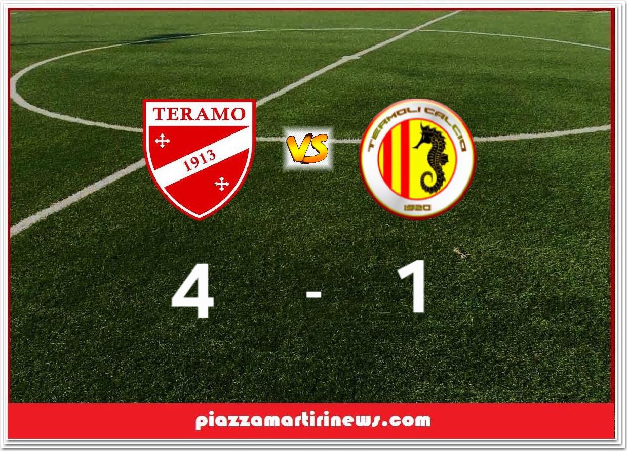Teramo vs Termoli: 4-1. Risultati e classifica