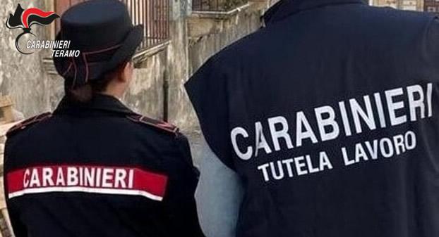 Controlli dei Carabinieri Ispettorato del Lavoro. 22 aziende su 22 non in regola. Di queste, 5 sono state sospese