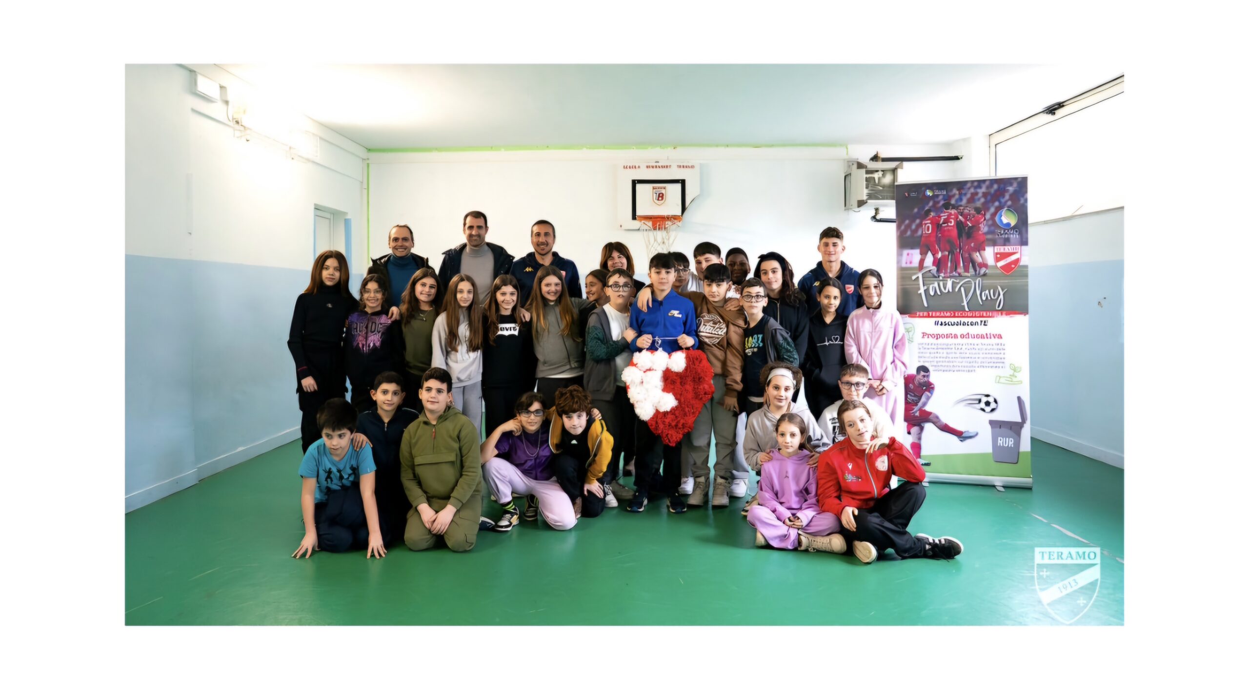 Il Teramo1913 alla primaria San Berardo, per il progetto ‘Fair play per Teramo Eco-sostenibile’