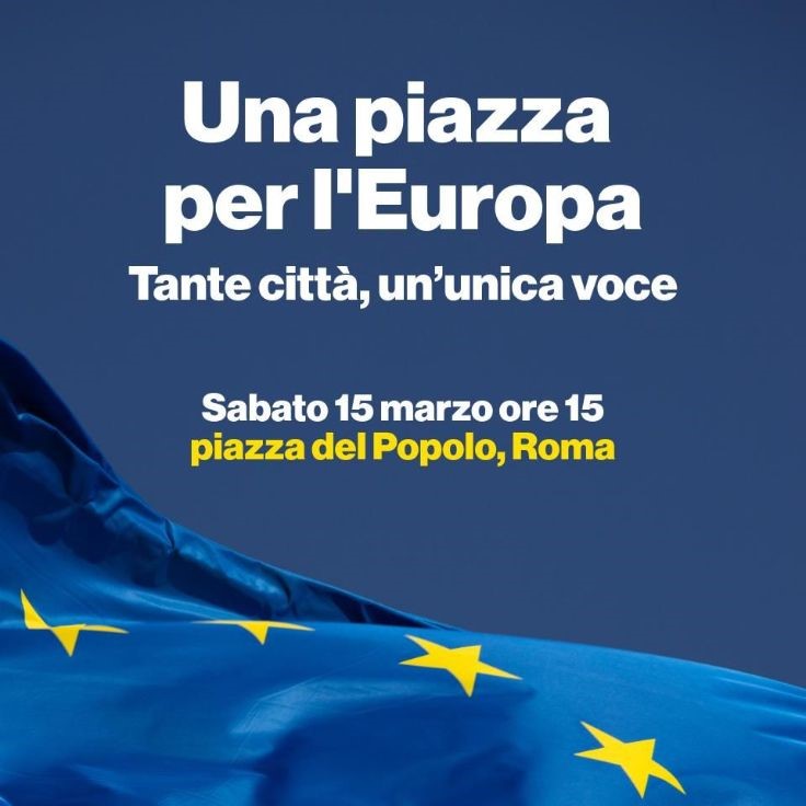 La Città di Teramo aderisce alla manifestazione per l’Europa. Il Sindaco D’Alberto: “L’Europa unita, l’Europa dei popoli, delle Città e dei diritti è l’unica speranza per la Pace”