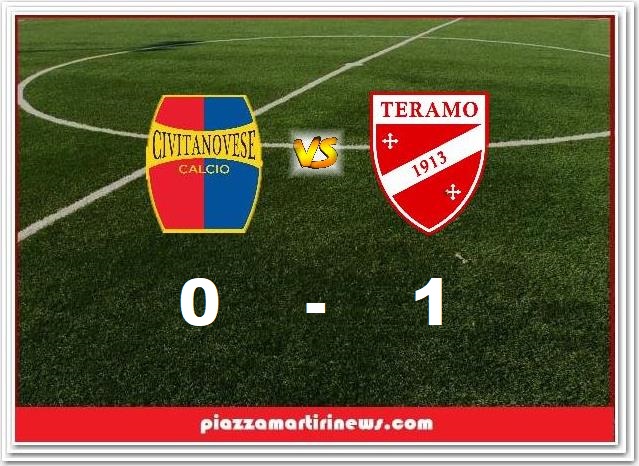 La Civitanovese cede al Teramo: 0 – 1, al Polisportivo. Il Notaresco vince di misura sul Castelfidardo. Risultati e classifica