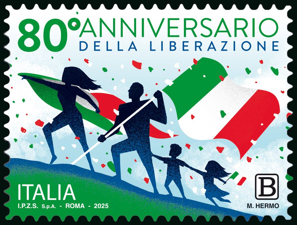 Il Ministero delle Imprese celebra il 25 Aprile con l’emissione di un francobollo