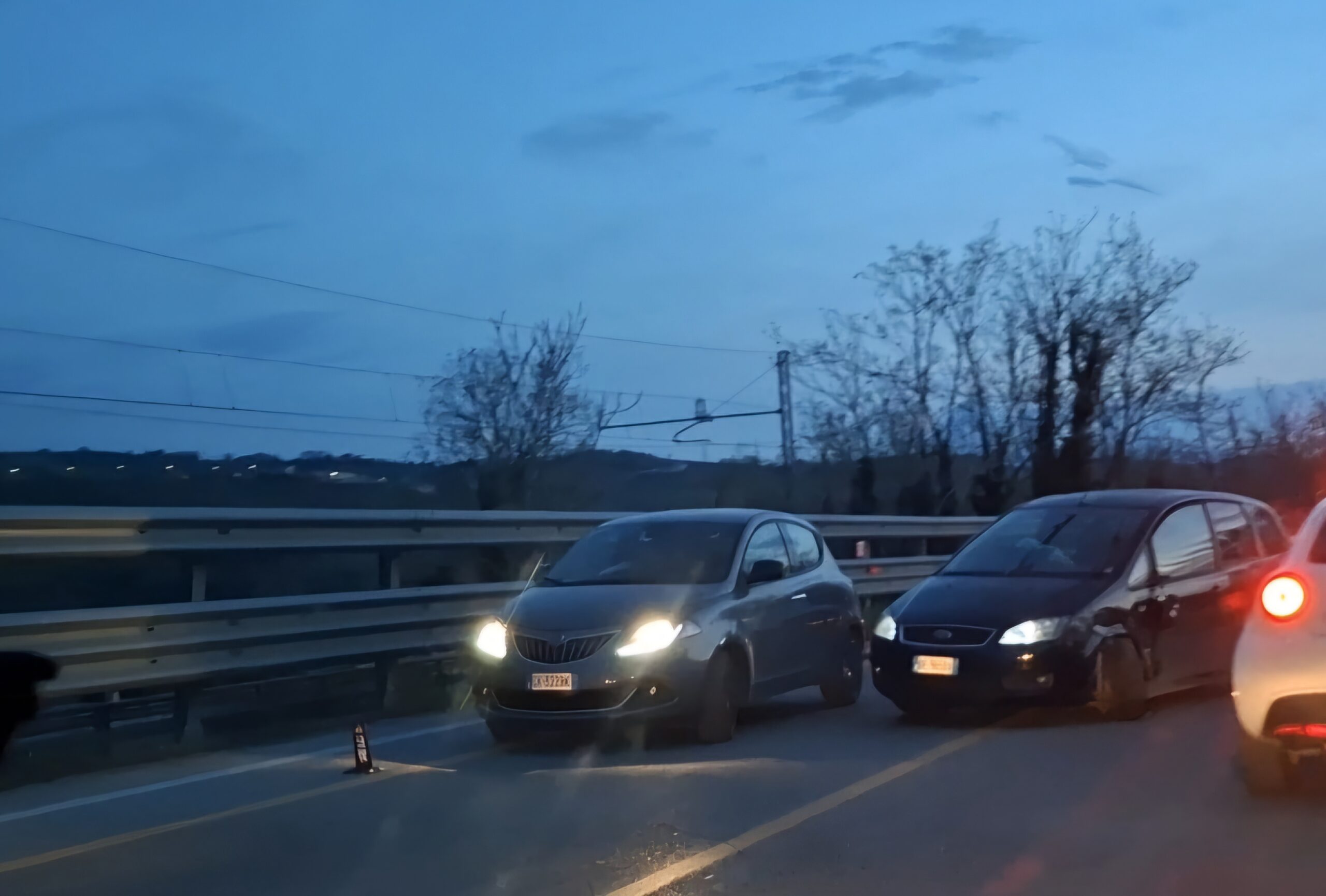 Incidente a San Nicolò. Rallentamenti al traffico.