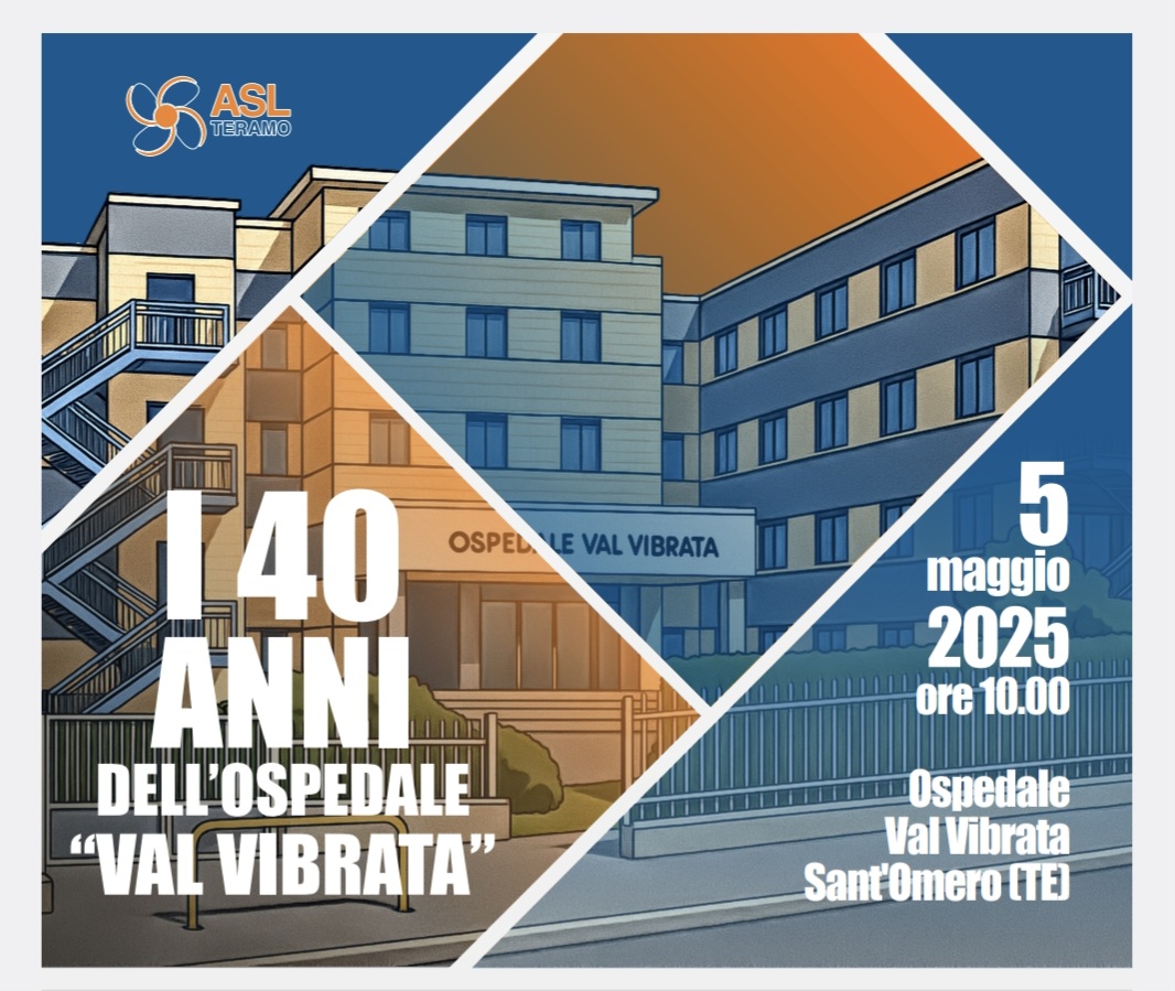 L’ospedale Val Vibrata compie 40anni. Il 5 maggio la cerimonia di “compleanno”