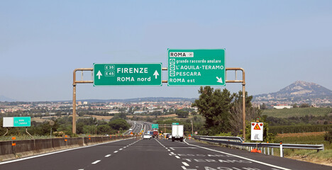 Autostrada dei Parchi. Chiusure allacciamenti per lavori di manutenzione. Quali è quando