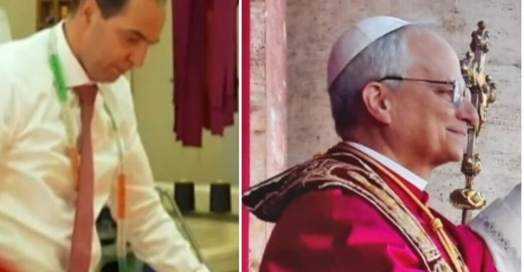 Parla abruzzese una delle talari di Leone XIV