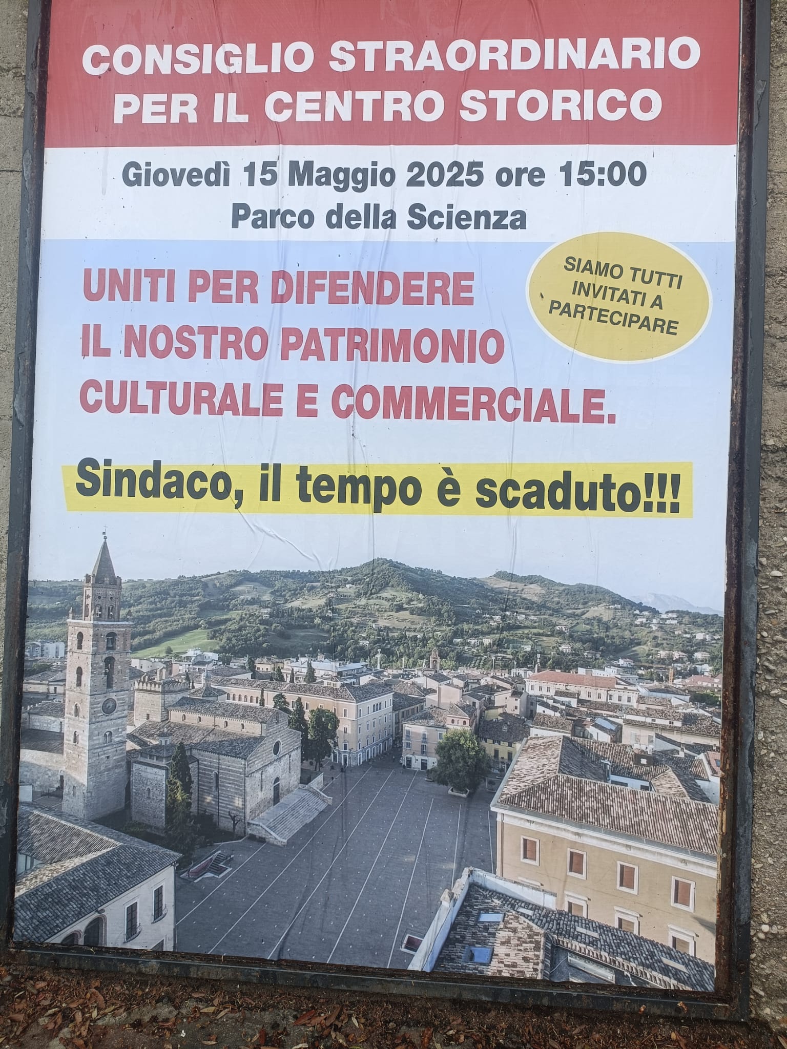 Teramo: Consiglio del 15 maggio. Si prepara la protesta dei residenti e commercianti