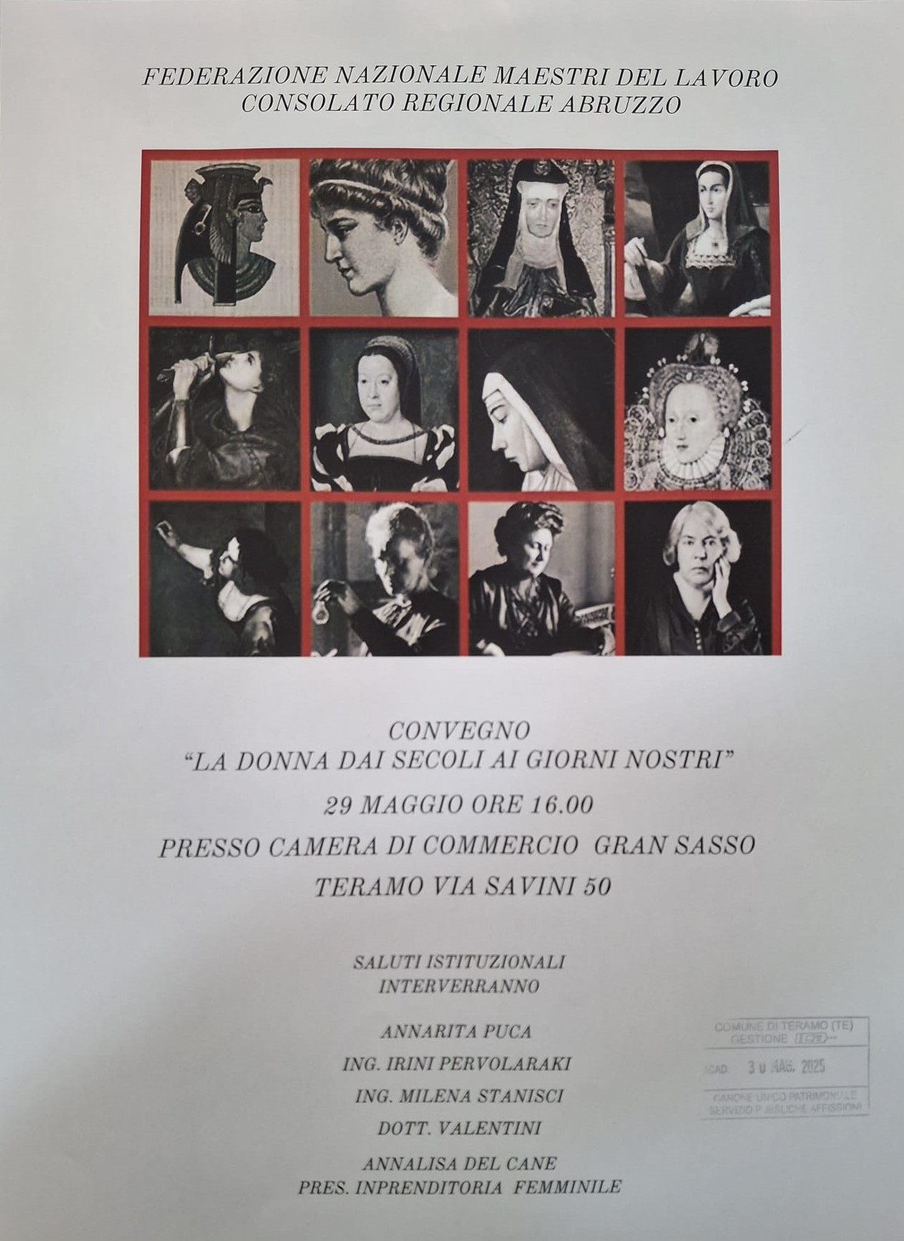 “La Donna Dai Secoli Ai Giorni Nostri”. Convegno a teramo sabato 29 maggio