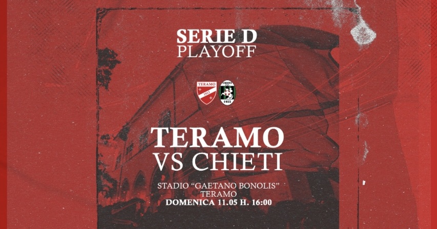 TERAMO VS CHIETI. COMINCIATA LA PREVENDITA. TRASFERTA VIETATA AI CHIETINI