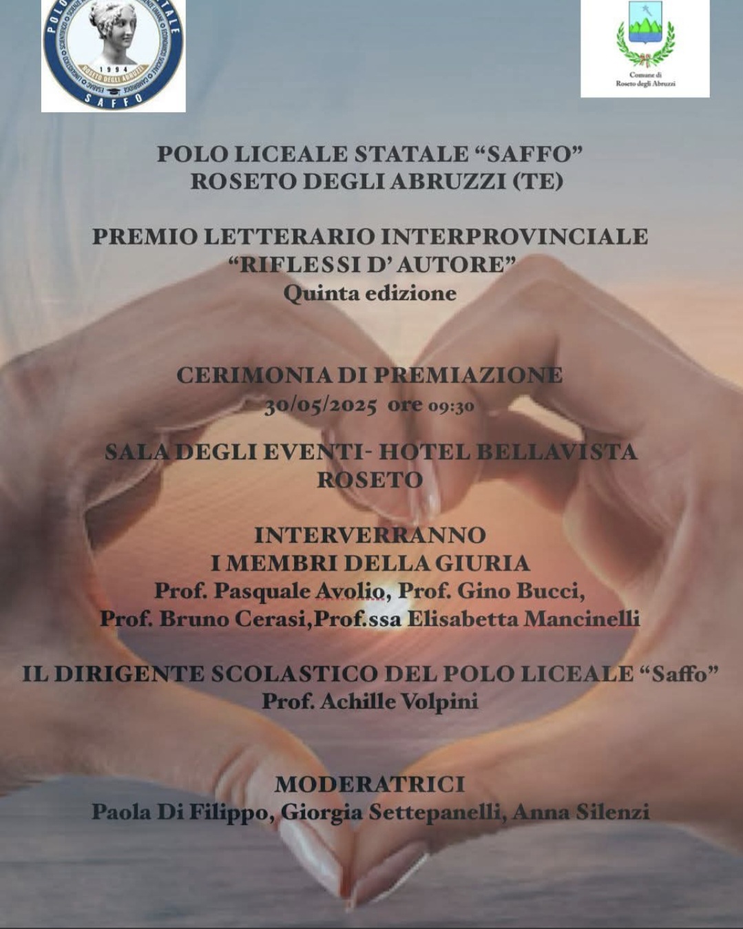 Quinta Edizione del Premio Letterario “Riflessi d’Autore” a Roseto degli Abruzzi