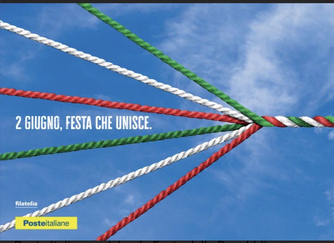 “2 giugno, festa che unisce”. Le Poste celebrano la giornata con una cartolina
