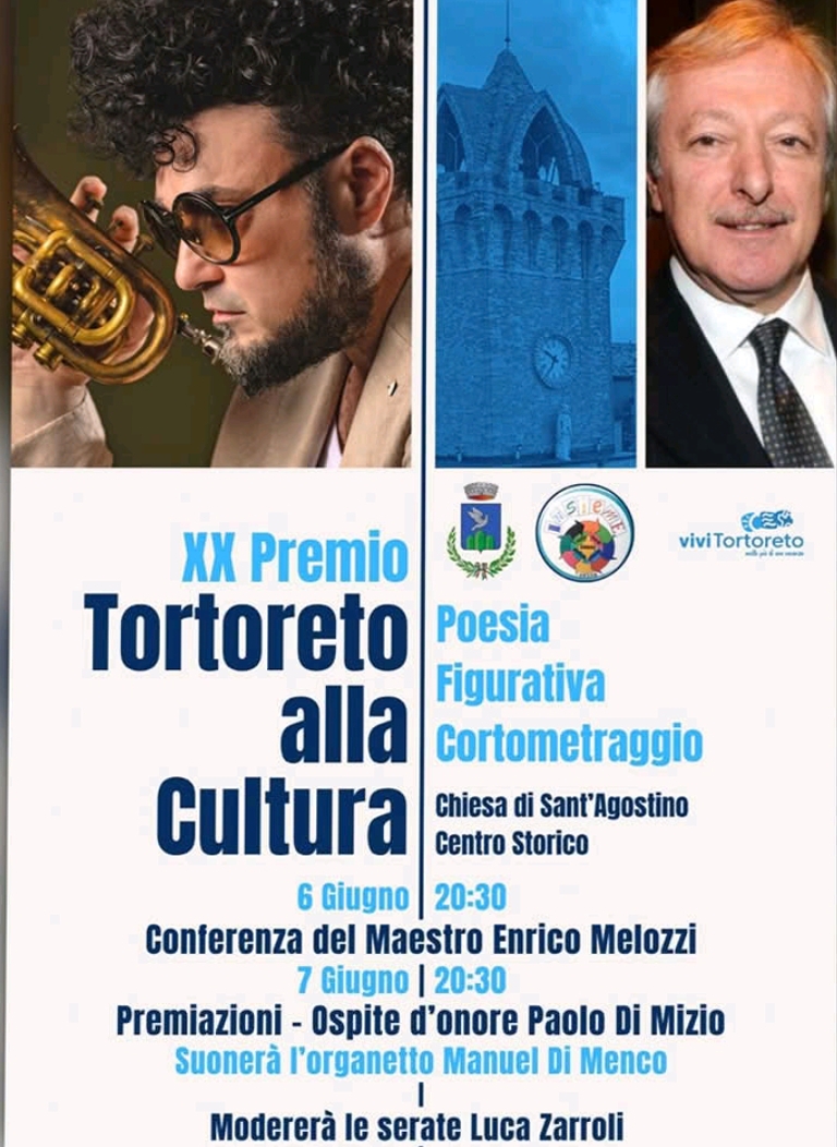 Tortoreto Si Prepara per la XX Edizione del Premio Poesia alla Figurativa. Il maestro Melozzi tra gli ospiti