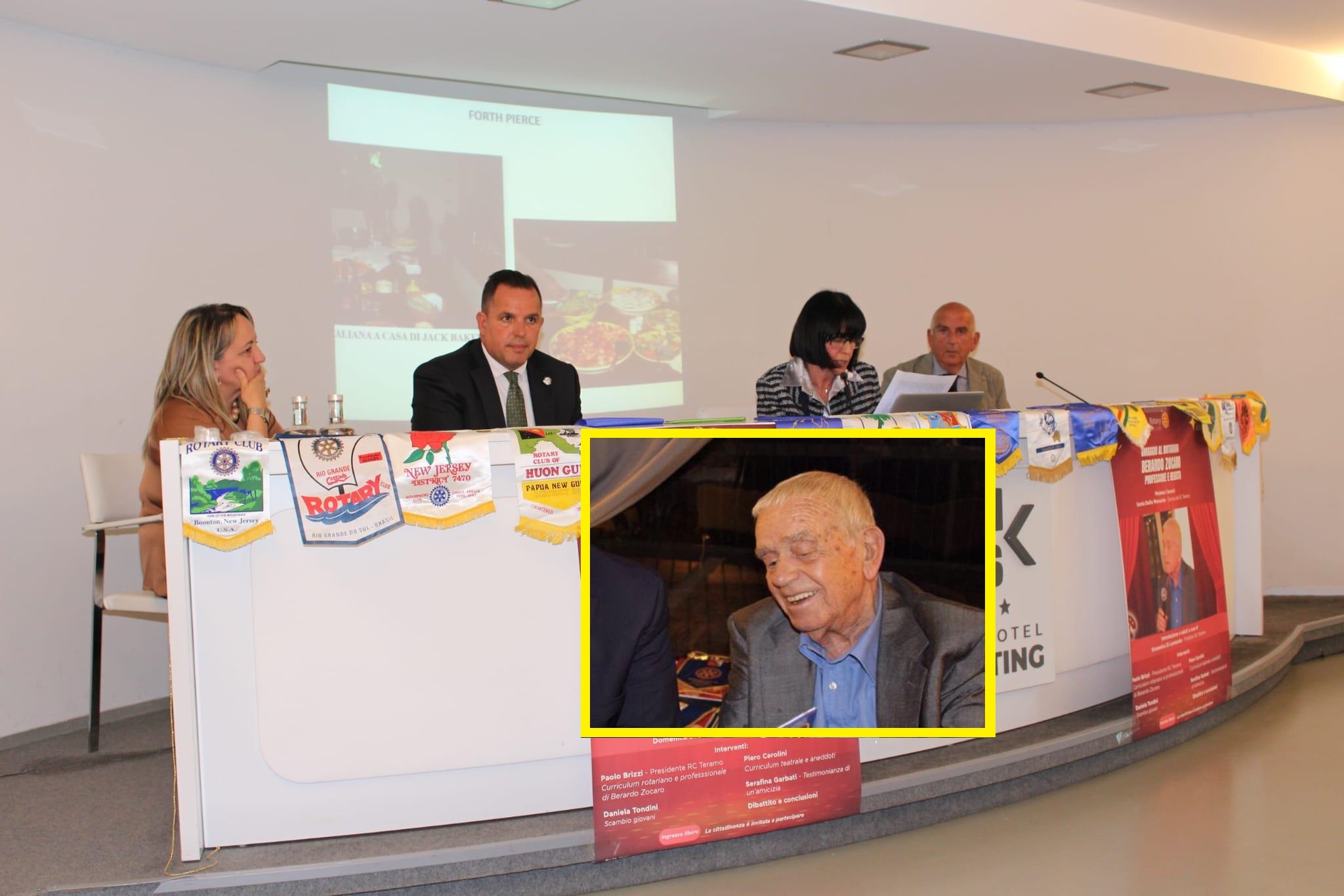 A Teramo il Rotary ricorda Berardo Zocaro: un omaggio alla cultura e all’impegno educativo