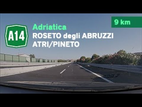 A14: Chiusura Notturna tra il 7 e l’8 maggio, tratto Roseto – Pineto per Lavori