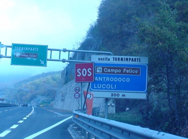 Chiusura notturna Rampa Uscita A24, Svincolo Tornimparte(Solo traffico proveniente da A25/Roma)