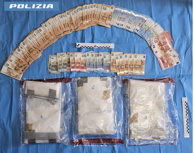 BLITZ ANTIDROGA A CHIETI: ARRESTATE DUE COPPIE CON OLTRE DUE CHILI DI COCAINA