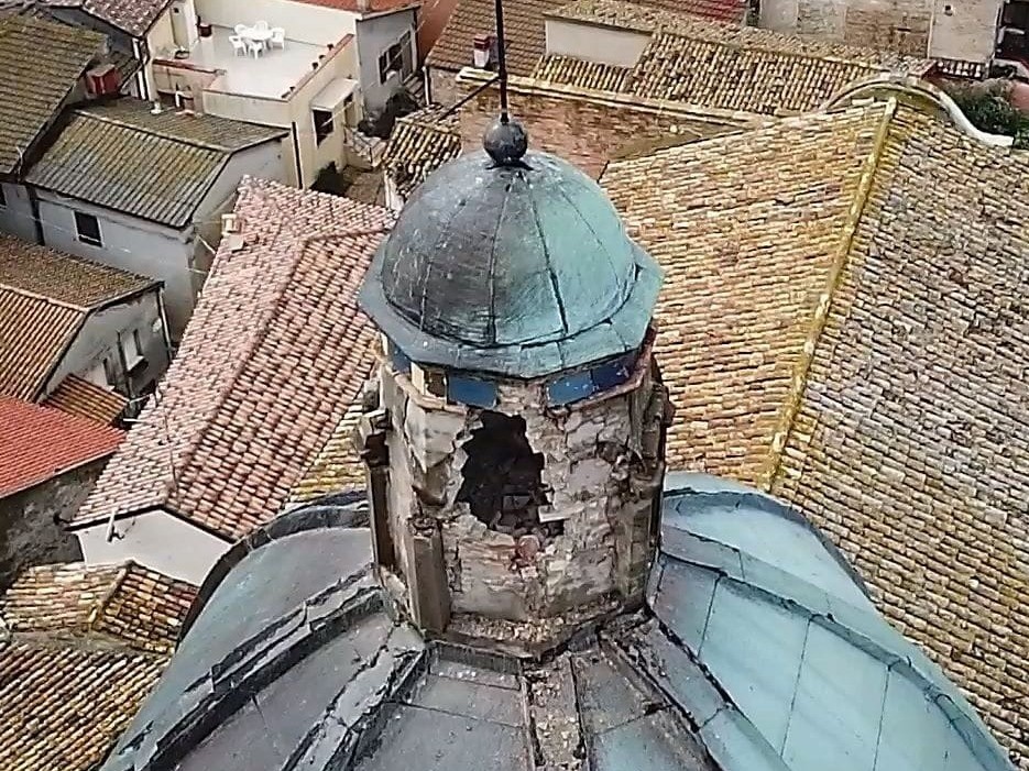 RIAPERTA LA CHIESA DELLA SS.MA ANNUNZIATA A MONTEPAGANO. ERA STATA INTERDETTA PERCHE’ DANNEGGIATA DA UN FULMINE