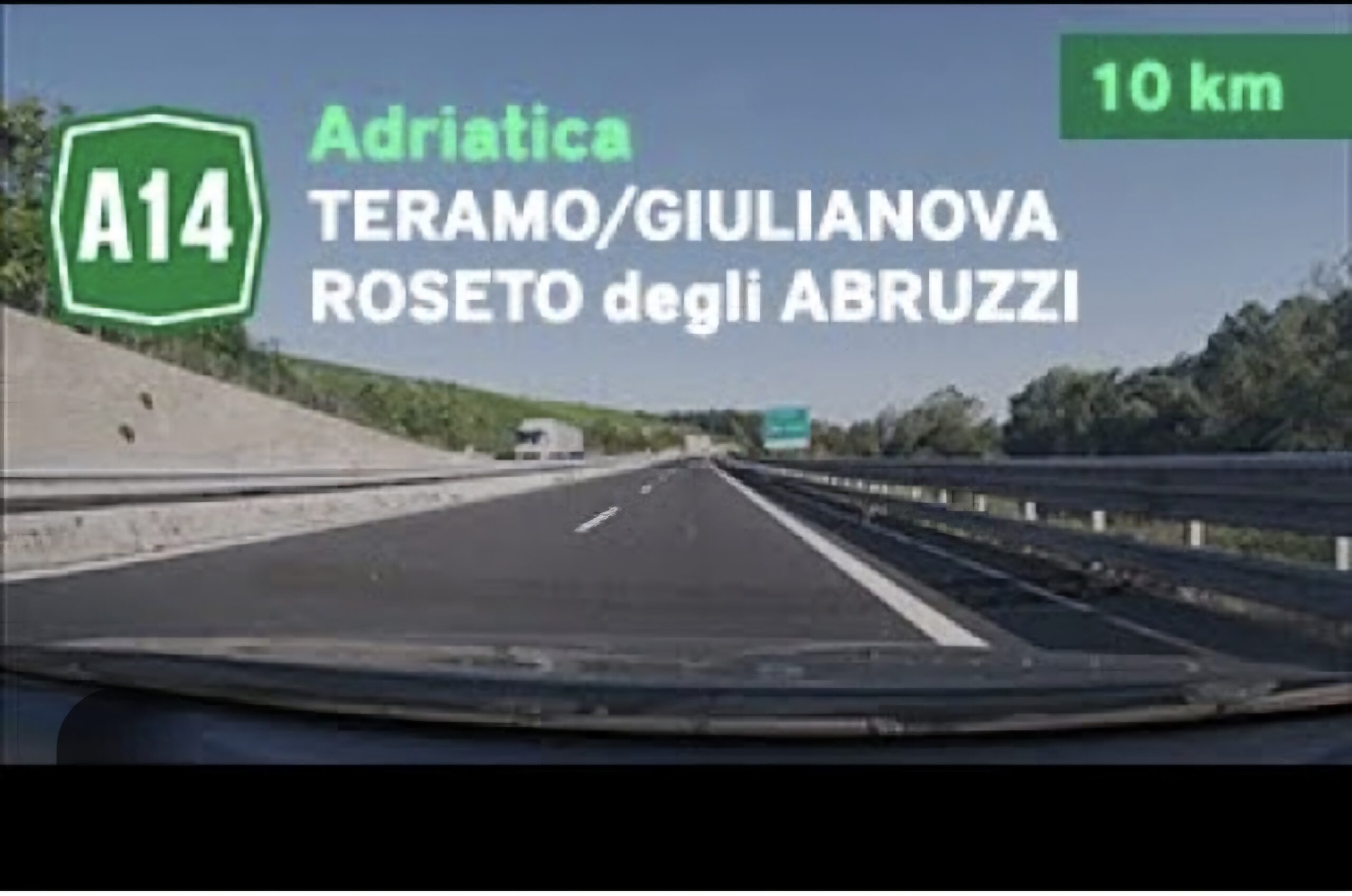 Chiude A14 tra Teramo, Giulianova e Roseto per una notte.