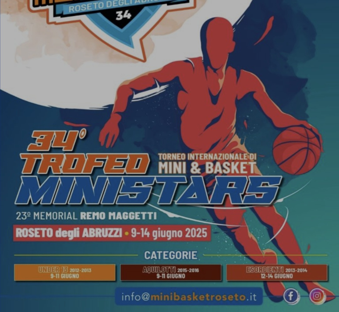 Basket. Roseto: Dal 9 al via il “Trofeo Ministars”
