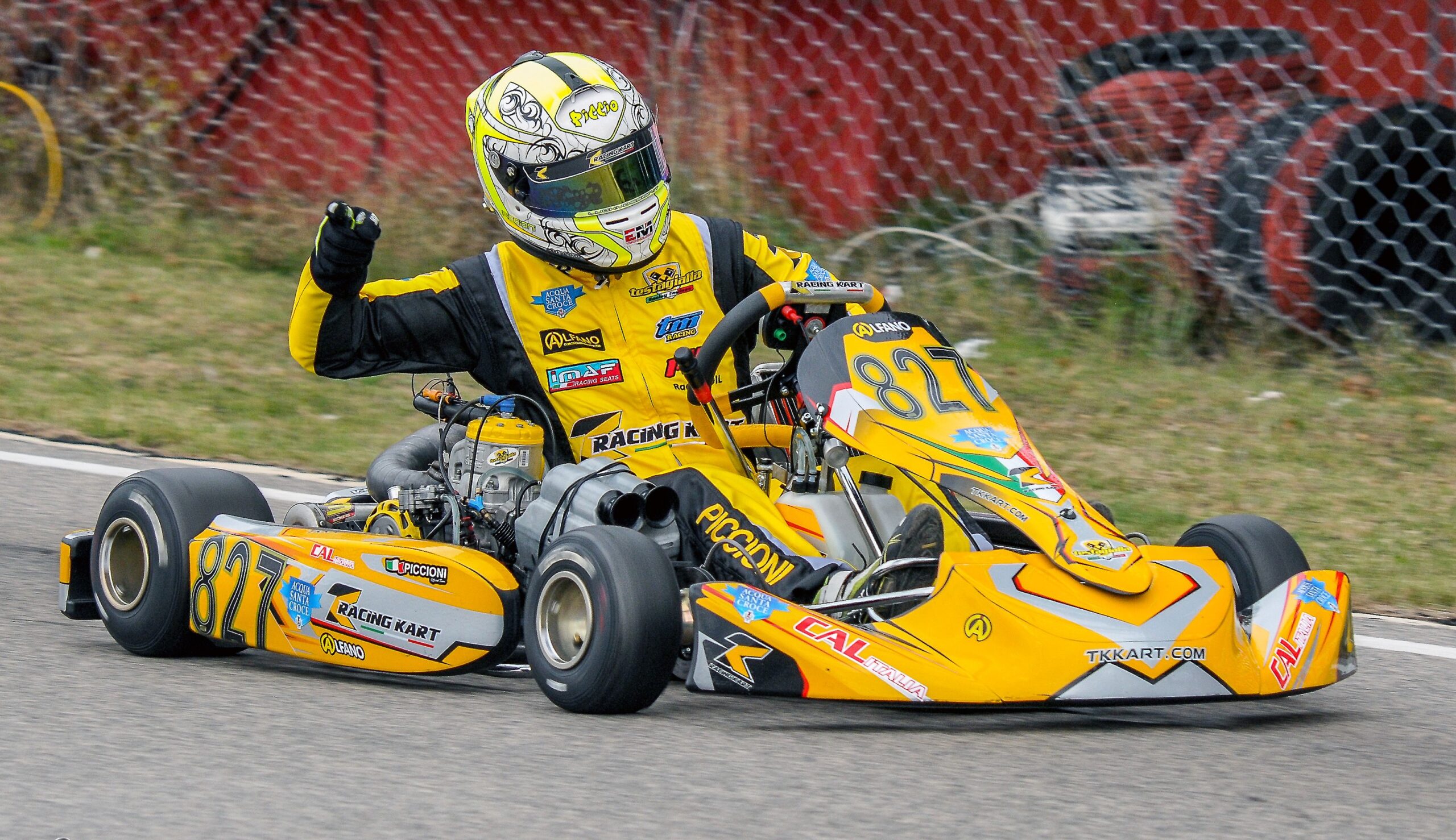 Piccioni teramano di Cellino, campione europeo di Kart