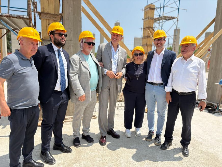 Casa di comunità di Roseto, sopralluogo nel cantiere. Il futuro servizio di assistenza e cura della persona
